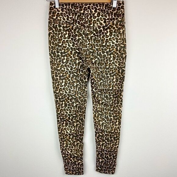 Free People Leopard Print Skinny Jeans - Picture 6 of 8
